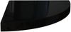 vidaXL Eck-Schweberegal Hochglanz-Schwarz 35x35x3,8 cm MDF 323910 Bild 2