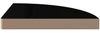 vidaXL Eck-Schweberegal Hochglanz-Schwarz 35x35x3,8 cm MDF 323910 Bild 4