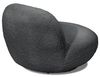 Drehsessel Chris ED Exciting Design Farbe Anthrazit – Moderner Mikrofaser-Sessel mit Nosagfederung Bild 4