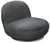 Drehsessel Chris ED Exciting Design Farbe Anthrazit – Moderner Mikrofaser-Sessel mit Nosagfederung Bild 3