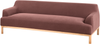 beliani 'SOSJO' 3-Stizer-Sofa, Stoff burgunderrot, Mittig, 219 x 83 x 74 cm Bild 4