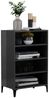 vidaXL Sideboard Hochglanz-Grau 57 x 35 x 90 cm Spanplatte [806138] Bild 3