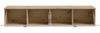 Lowboard >LIBERTAD< Hängeboard, Weiss / Artisan Eiche Dekor - 178,8x37,5x34,8cm (BxHxT) Bild 4