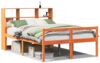 vidaXL Massivholzbett ohne Matratze Wachsbraun 150x200 cm Massivholz 3322035 Bild 2
