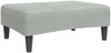 vidaXL Fußhocker Hellgrau 77x55x31 cm Samt 4007375 Bild 2