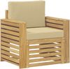 vidaXL Outdoor-Sofagarnitur Polyester Weiß 3439105 Bild 2