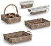 ZELLER Serviertablett 14179 im Landhausstil, Weide, 41 x 31 x 8 cm Bild 3