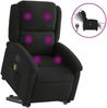 vidaXL Elektrischer Massagesessel mit Aufstehhilfe Schwarz Stoff 3204202 Bild 2