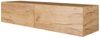 Planetmöbel TV Board 140 cm Gold Eiche, TV Schrank mit 2 Klappen als Stauraum, Lowboard hängend oder stehend, Sideboard Wohnzimmer Bild 2