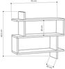 Dmora Regal Orsa, Gestell, Wandregal, Mehrzweckregale, 70x22h66 cm, Eiche Bild 3