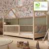Crazy Pine 'Crazy Folly' Hausbett mit hohem Rausfallschutz, Holz natur, 140x200 cm Bild 3