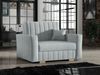 Mirjan24 'Viva Glam II' Schlafsofa, Hellgrau, 85 x 98 x 115 cm Bild 3