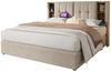BlingBin Polsterbett Stauraumbett Beleuchtung Bettgestell (Einzelbett mit Kabellosem Laden USB C), Stauraum, 160×200cm Bild 3
