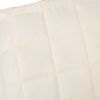 vidaXL Gewichtsdecke Stoff, 1 x Gewichtsdecke, Creme, 220x235 cm, Baumwolle, 15 kg Bild 4