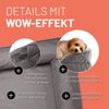 Lumaland Hundebett In-& Outdoor S 70x60x18cm grau vakuumiert Bild 4