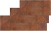 matches21 HOME & HOBBY Läufer Küchenläufer Metall-Optik Rost braun rot rutschfester Flur Teppich, rechteckig, Höhe: 5 mm, Waschbarer Küchenteppich 60x120 cm für Küche, Schlafzimmer Bild 2
