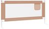 Kleinkind-Bettschutzgitter Taupe 180x25 cm Stoff Bild 4