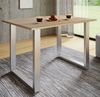 VCM Esstisch Xona 916802 Silber / Sonoma-Eiche H. 76 x B. 110 x T. 50 cm Bild 2