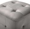 vidaXL Pouf 2 Stk. Grau 30x30x30 cm Samtstoff 278385 Bild 4