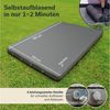 Skandika Luftmatratze Easy 3D Premium Double, Isomatte für 2 Personen, selbstaufblasend, (10 cm dick, faltbar, in nur ca. 2 Minuten einsatzbereit, Tragetasche), leicht, selbstfüllender Schaumstoff, belastbar bis 150 kg, R-Wert 9,6 Bild 4