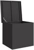 vidaXL Gartenlagerkissenbox Stahl 55 x 50,5 x 50 cm 117 L Schwarz 874574 Bild 5