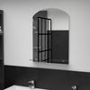 Wandspiegel, Badspiegel mit Regal 50×70 cm Hartglas de7002 Bild 2