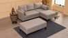 Eckschlafsofa, 'Bella', 85 x 140 x 205, Creme Bild 3