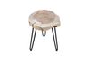 riess-ambiente Beistelltisch GOA Ø40cm natur / schwarz (Einzelartikel, 1-St), Massivholz · rund · Hairpin Legs aus Metall · Baumscheibe · Baumstamm Bild 4