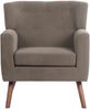 Lounger Sessel MUSCAT - Cord Dunkelbraun 72x74x80 cm | Loungesessel Wohnzimmer Bequem Lounger Clubsessel Sofa Hotelsessel Eingang Bild 2