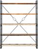 vidaXL Bücherregal 5 Fächer 140x30x180 cm Altholz Massiv 286583 Bild 2