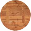 vidaXL Tischplatte Ø 60x2,5 cm Rund Massivholz Akazie 370050 Bild 5