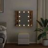vidaXL Spiegelschrank mit LED Artisan Eichen-Optik 70x16,5x60 cm 857004 Bild 4