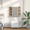 vidaXL Spiegelschrank mit LED Artisan Eichen-Optik 70x16,5x60 cm 857004 Bild 3