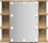 vidaXL Spiegelschrank mit LED Artisan Eichen-Optik 70x16,5x60 cm 857004 Bild 5