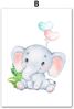 Poster Kinderzimmer Dschungel Tiere · Kinderzimmer Bilder · Wand Deko · Kunst Druck · Deko Print · ohne Rahmen - D / 40x50 cm Bild 4