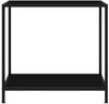 vidaXL Konsolentisch Schwarz 80 x 35 x 75 cm Hartglas [322832] Bild 2