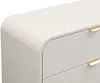 Vente-unique - ORALINO Kommode Holz, Platte Beige - B 40 cm x H 75 cm x L 140 cm Bild 5