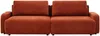 Vente-unique - YOKIRA Sofa Stoff Rot - B 99 cm x H 88 cm x L 256 cm Bild 3