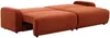 Vente-unique - YOKIRA Sofa Stoff Rot - B 99 cm x H 88 cm x L 256 cm Bild 5