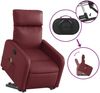 vidaXL Massagesessel mit Aufstehhilfe Weinrot Kunstleder 3206760 Bild 5