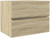 vidaXL Waschbeckenunterschrank Sonoma-Eiche 60x38,5x45cm Holzwerkstoff 849636 Bild 2