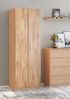 Kleiderschrank Büroschrank Spind 60 x 50 x 174 cm Buche teilmassiv lackiert 90.61-50 Bild 2