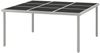 vidaXL Garten-Esstisch 170x170x74,5 cm Glas und Stahl 313084 Bild 3