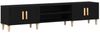 vidaXL TV-Schränk Schwarz Eichen-Optik 180 x 31,5 x 40 cm 862817 Bild 2