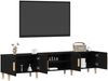 vidaXL TV-Schränk Schwarz Eichen-Optik 180 x 31,5 x 40 cm 862817 Bild 3