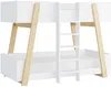 Vente-unique - CORODELA Bett Holz, Platte BeigeWeiß - B 96,3 cm x H 150 cm x L 196 cm Bild 3