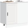 vidaXL Küchenunterschrank Porto Weiß Holzwerkstoff 854298 Bild 3