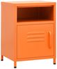 vidaXL Nachttisch Orange 35x35x51 cm Stahl 336219 Bild 2