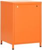vidaXL Nachttisch Orange 35x35x51 cm Stahl 336219 Bild 5