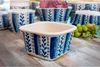Neuetischkultur Schüssel Schüssel viereckig 0,8 Liter Keramik gemustert, Keramik, (Stück, 1-tlg), Mikrowellendeckel mit Ventil Bild 3